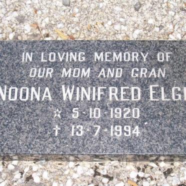 ELGIN Noona Winifred 1920-1994