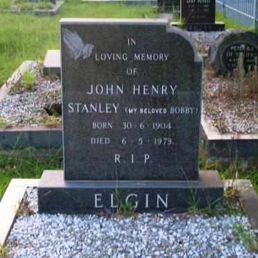 ELGIN John Henry Stanley 1904-1973