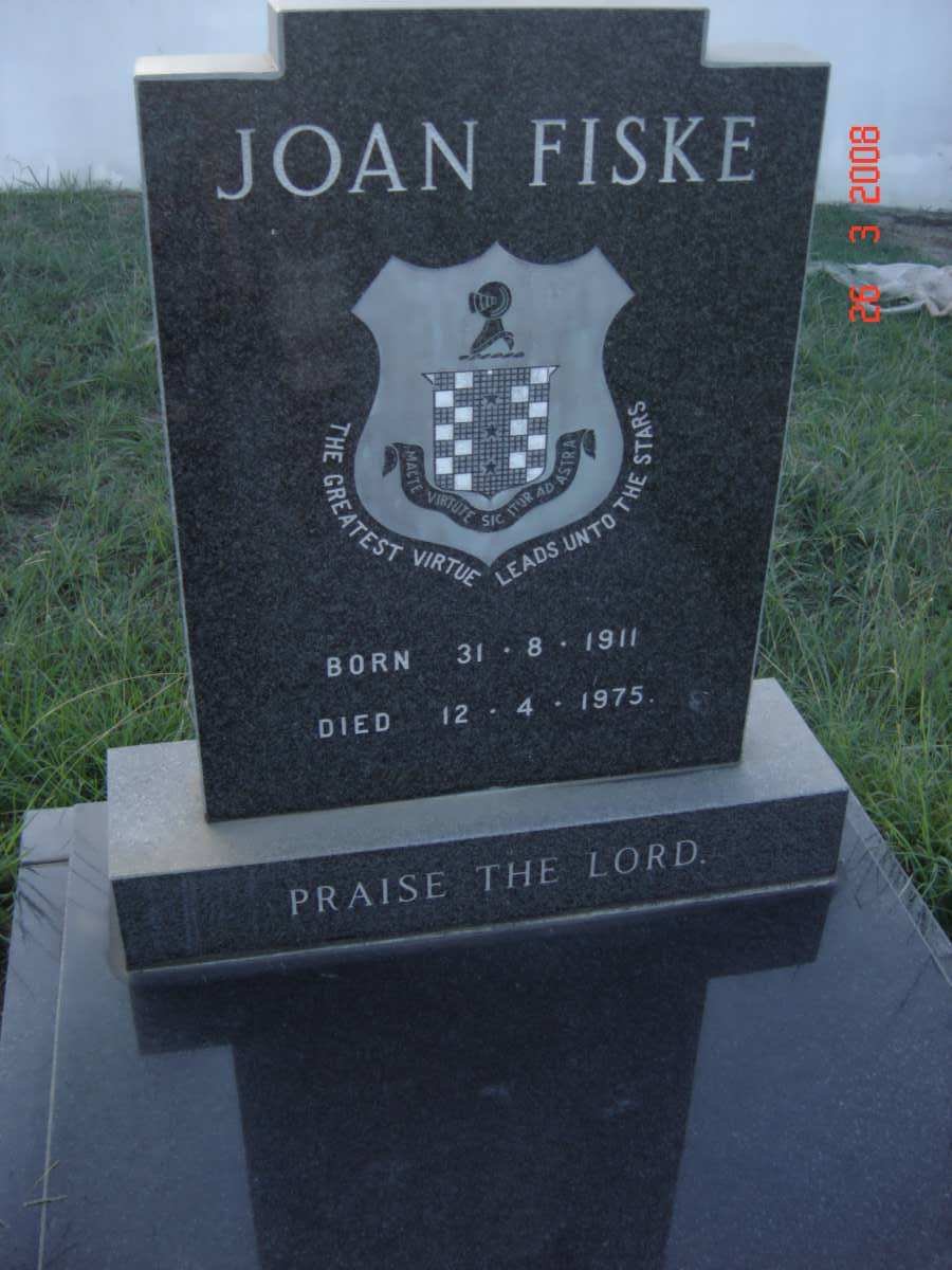 FISKE Joan 1911-1975