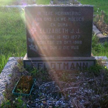 FFLOTMANN Elizabeth J.J. 1877-1968