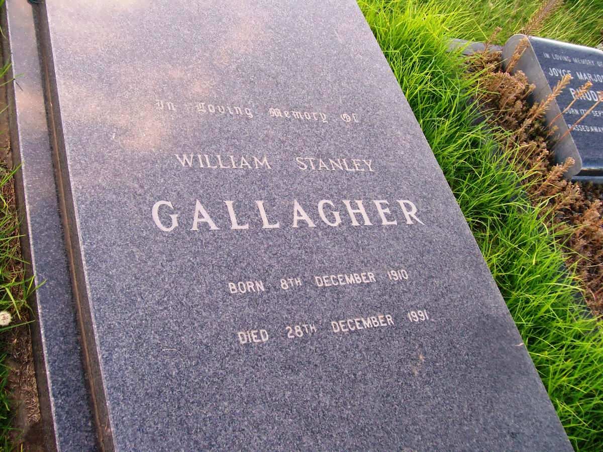 GALLAGHER William Stanley 1910-1991