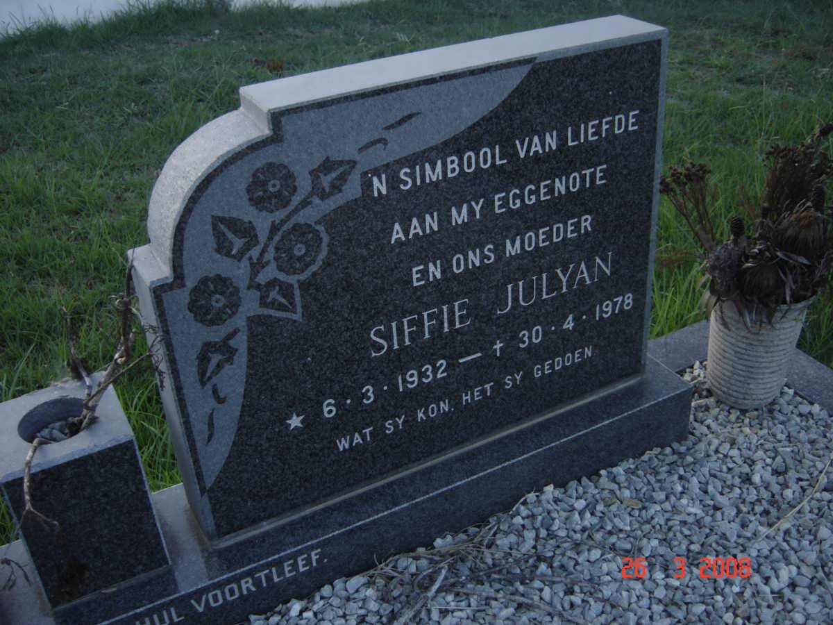 JULYAN Siffie 1932-1978