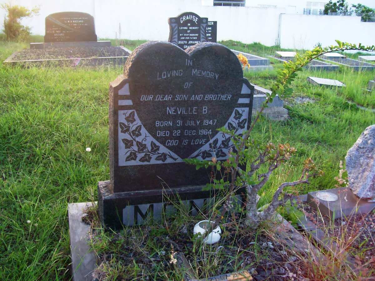 MONK Neville B.1947-1964