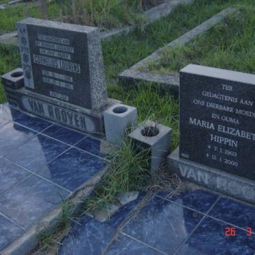 ROOYEN Cornelius Lourens, van 1885-1982 &amp; Maria Elizabeth Hippen 1903-2000