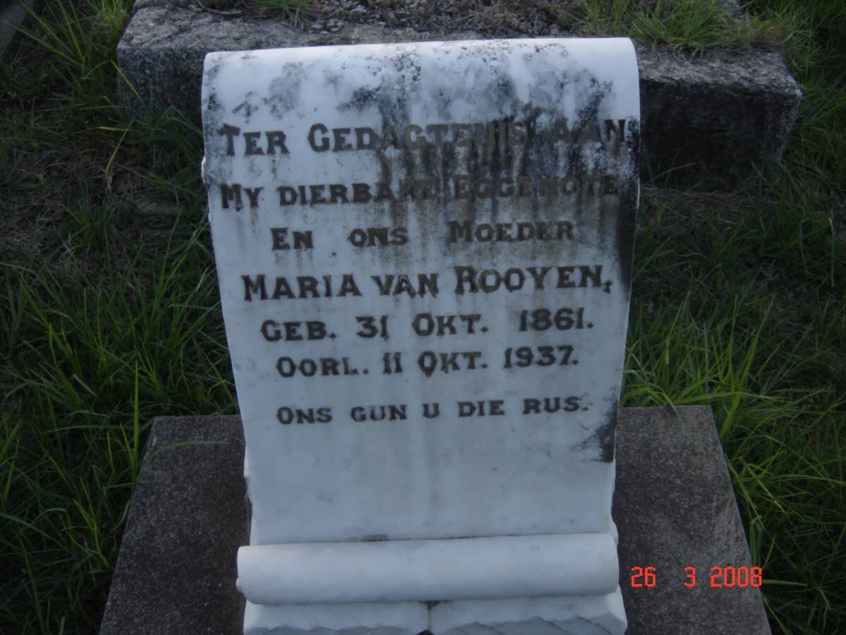 ROOYEN Maria, van 1861-1937