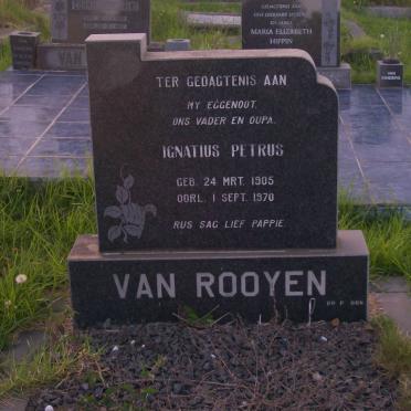 ROOYEN Ignatius Petrus, van 1905-1970