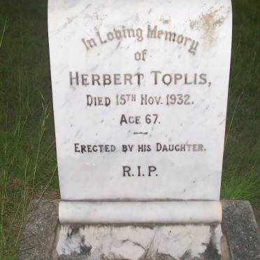 TOPLIS Herbert -1932