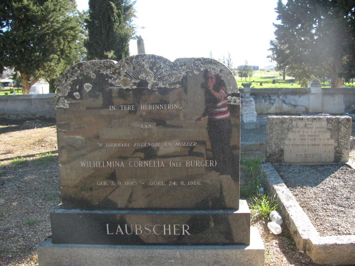 LAUBSCHER Wilhelmina Cornelia nee BURGER 1885-1966