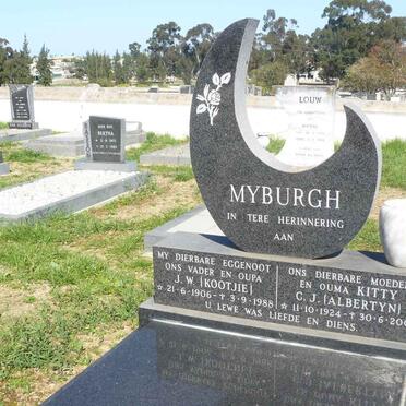 MYBURGH J.W. 1906-1988 &amp; C.J. ALBERTYN 1924-2002