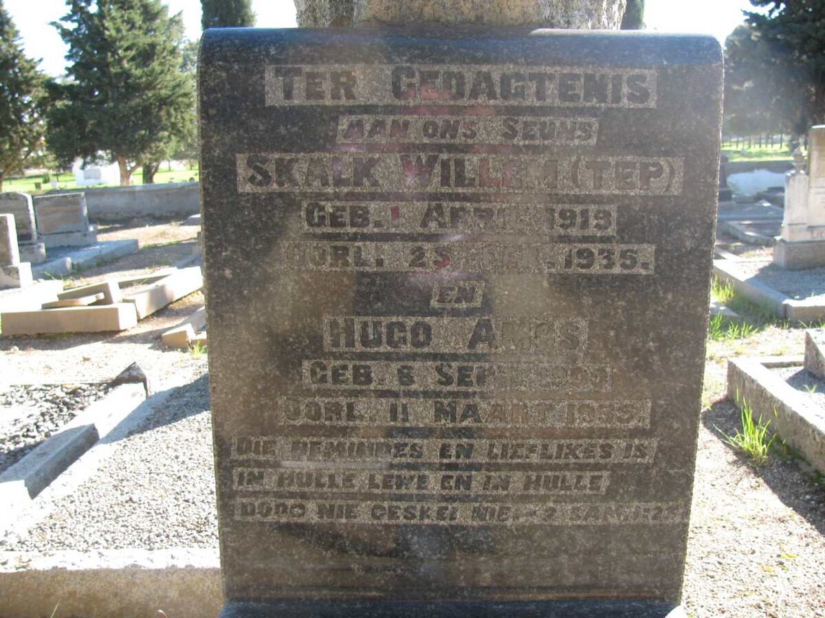 LAMBRECHT Skalk Willem 1919-1935 :: LAMBRECHT Hugo Amos 190?-1935