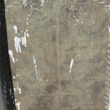 GOUWS Pieter Andreas 1877-1878 :: GOUWS Hendrick ? Albertyn 1881-1882