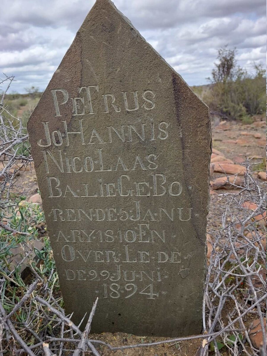 BALIE Petrus Johannes Nicolaas 1810-1894