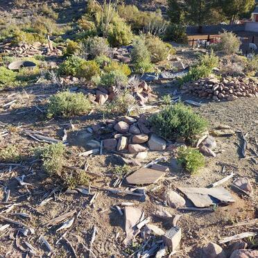 Western Cape, PRINCE ALBERT district, Groot Waterval, farm cemetery