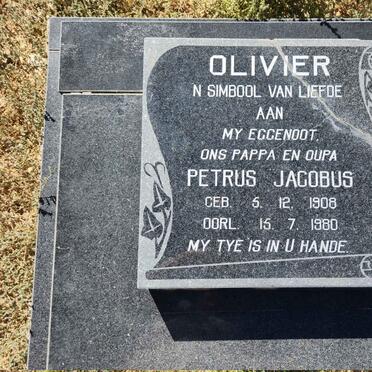 OLIVIER Petrus Jacobus 1908-1980