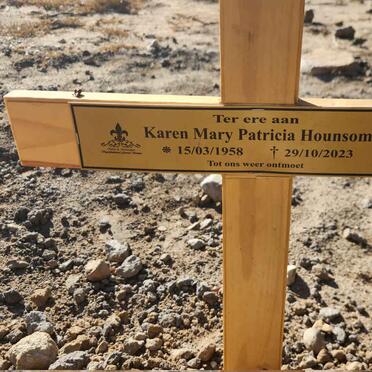 HOUNSOM Karen Mary Patricia 1958-2023