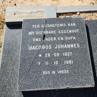 ? Jacobus Johannes 1927-1981