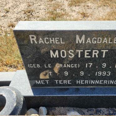 MOSTERT Rachel Magdalena nee LE GRANGE 1923-1993