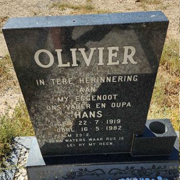OLIVIER Hans 1919-1982