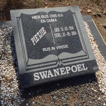 SWANEPOEL Pietjie 1914-2004