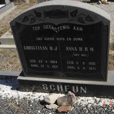 SCHEUN Christiaan H.J. 1884-1971 &amp; Anna H.H.M. NEL 1891-1971