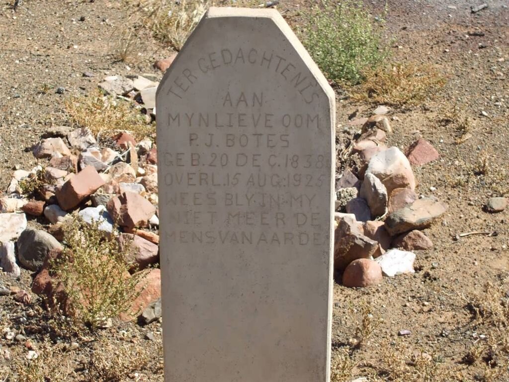BOTES P.J. 1838-1925