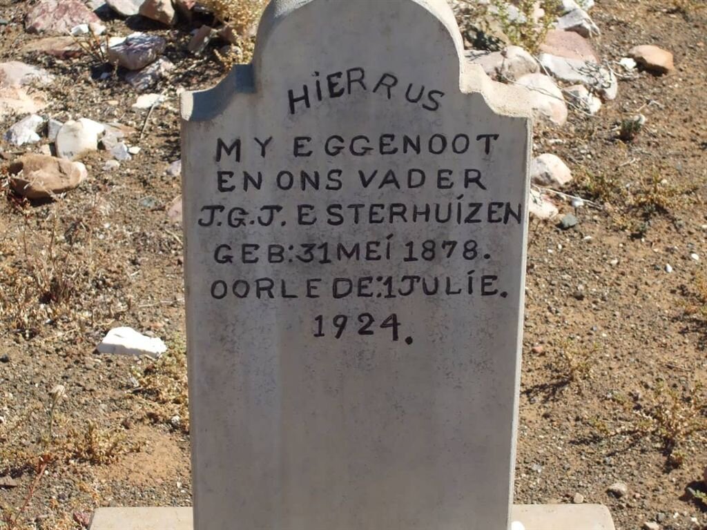 ESTERHUIZEN J.G.J. 1878-1924