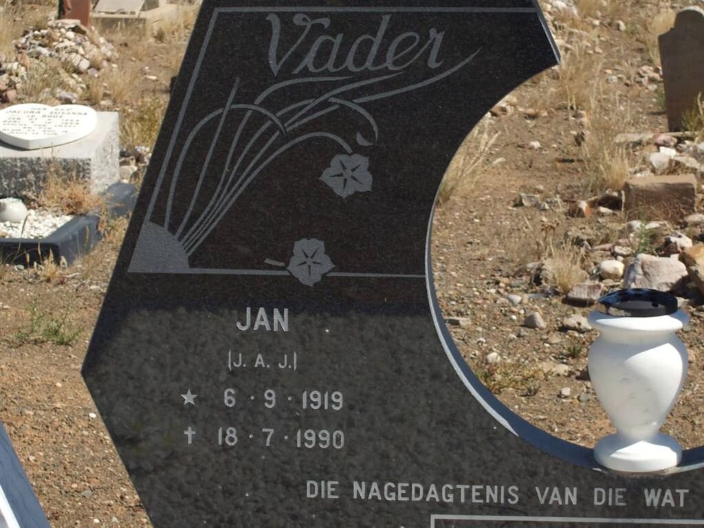 FOURIE J.A.J. 1919-1990