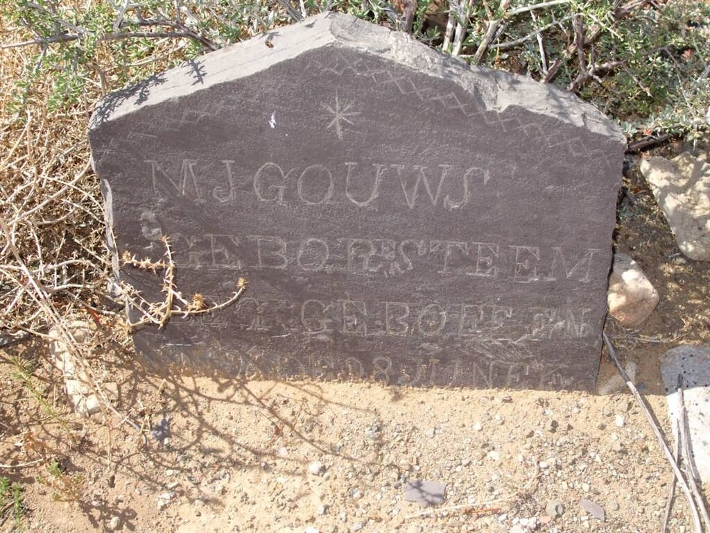 GOUWS M.J. nee BORESTEEM