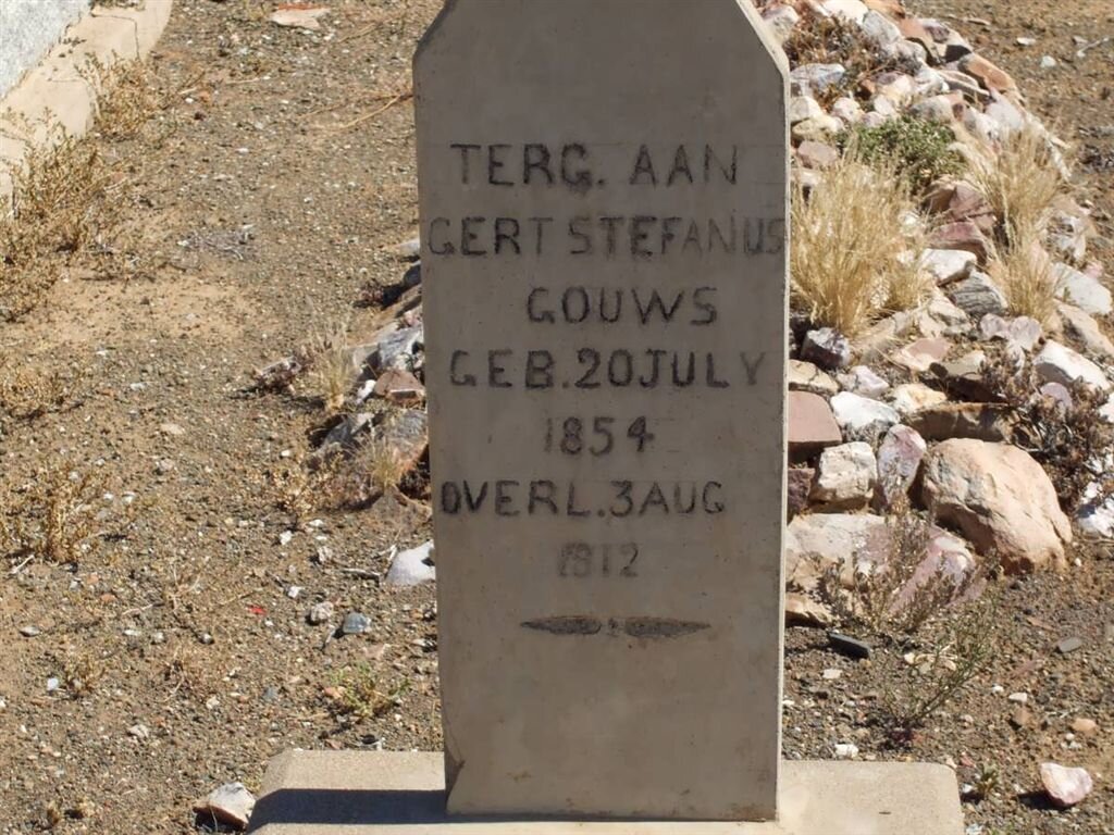 GOUWS Gert Stefanus 1854-1912