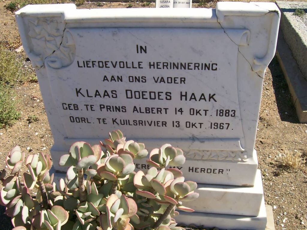 HAAK Klaas Doedes 1883-1967
