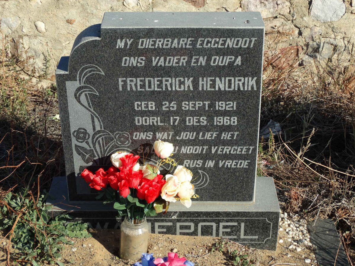 SWANEPOEL Frederick Hendrik 1921-1968