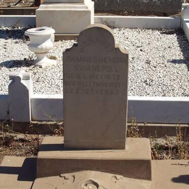 SWANEPOEL Johannes Hendrik 1873-1921