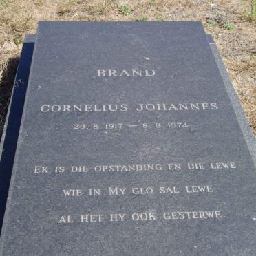 BRAND Cornelius Johannes 1917-1974