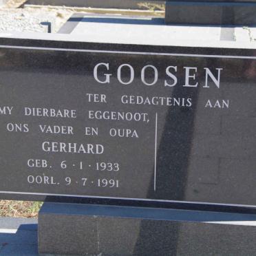 GOOSEN Gerhard 1933-1991