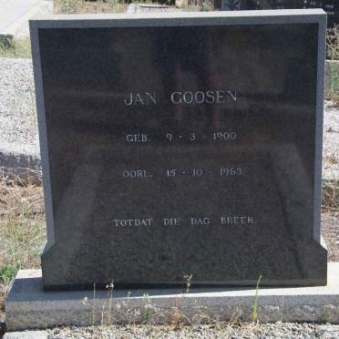 GOOSEN Jan 1900-1963