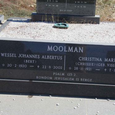 MOOLMAN Wessel Johannes Albertus 1920-2002 &amp; Christina Maria VISSER 1921-1992