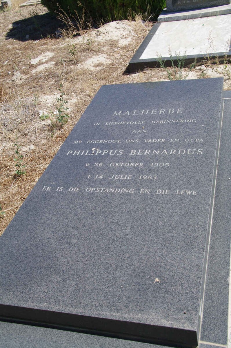 MALHERBE Philippus Bernardus 1905-1983