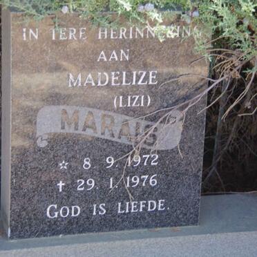 MARAIS Madelize 1972-1976