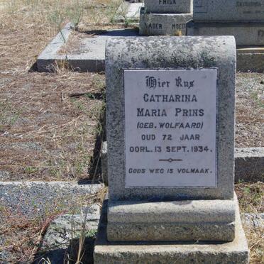 PRINS Catharina Maria nee WOLFAARD -1934