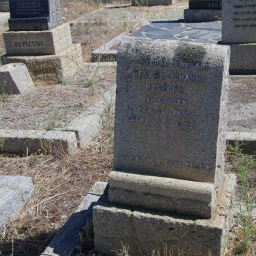 ROSSOUW Hester Johanna nee GOOSEN 1870-1935