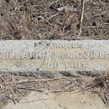 TOIT Guillaume J., du :: du TOIT Guillaume J.