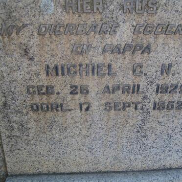 BESTER Michiel C.N. 1925-1952