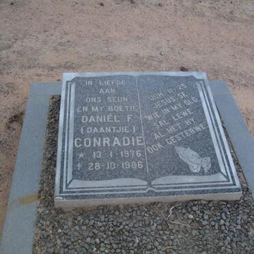 CONRADIE Daniel F. 1976-1986