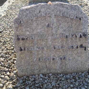 HORTEN Jane May 1854-1948 :: HORTON Dorothy M. -1954