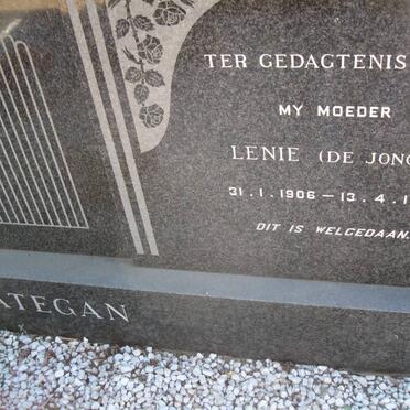 LATEGAN Frikkie 1907-1968 &amp; Lenie DE JONGH 1906-1987