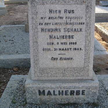 MALHERBE Hendrik Schalk 1888-1943