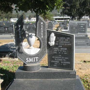 SMIT Jan Jurie Brand 1924-1991 &amp; Elizabeth Johanna Gloudina 1927-