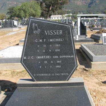 VISSER G.M.F. 1913-1992 &amp; M.J.C. DIPPENAAR 1917-1993