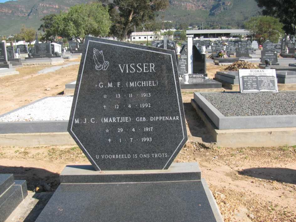 VISSER G.M.F. 1913-1992 &amp; M.J.C. DIPPENAAR 1917-1993