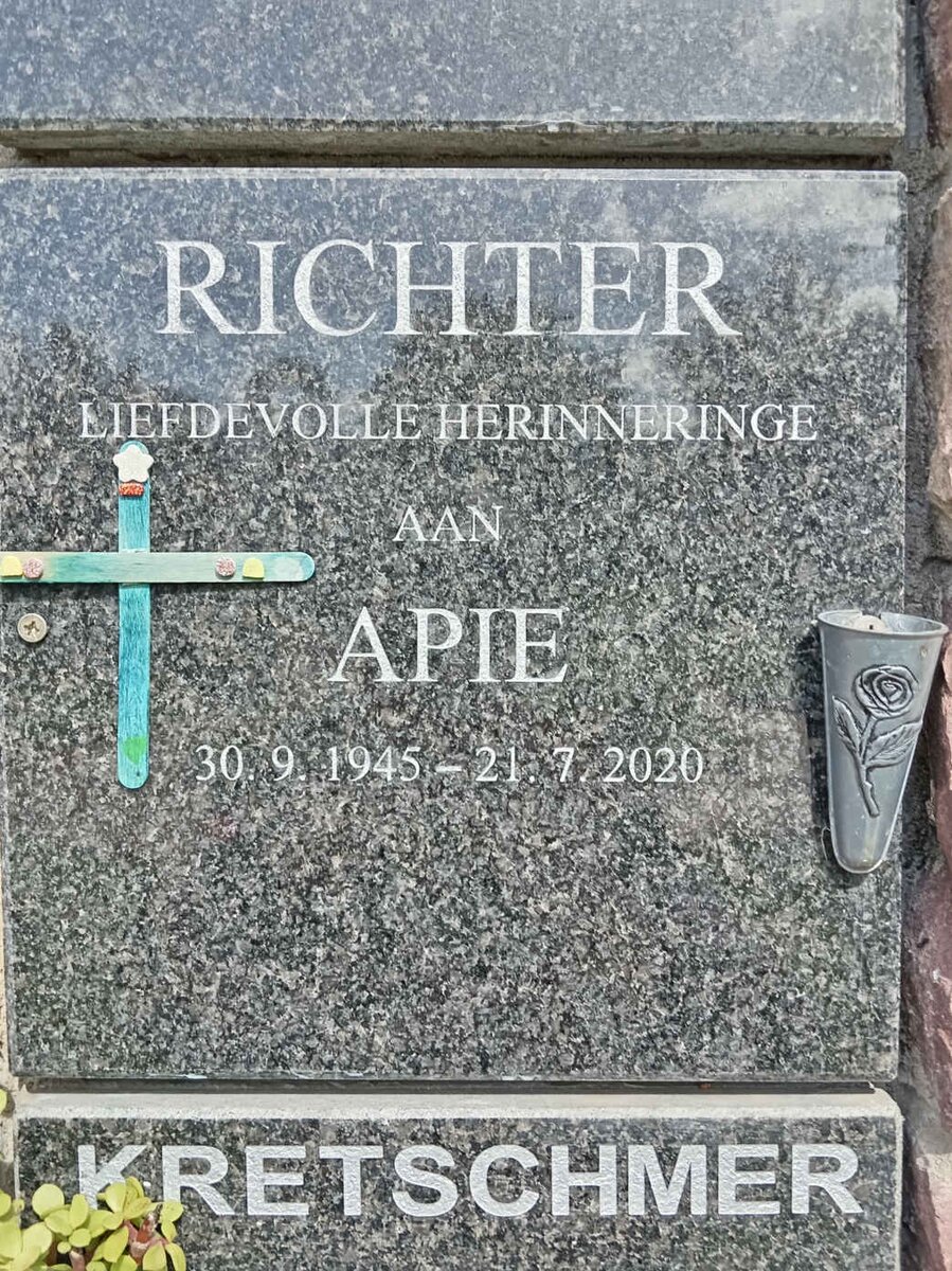 RICHTER Apie 1945-2020